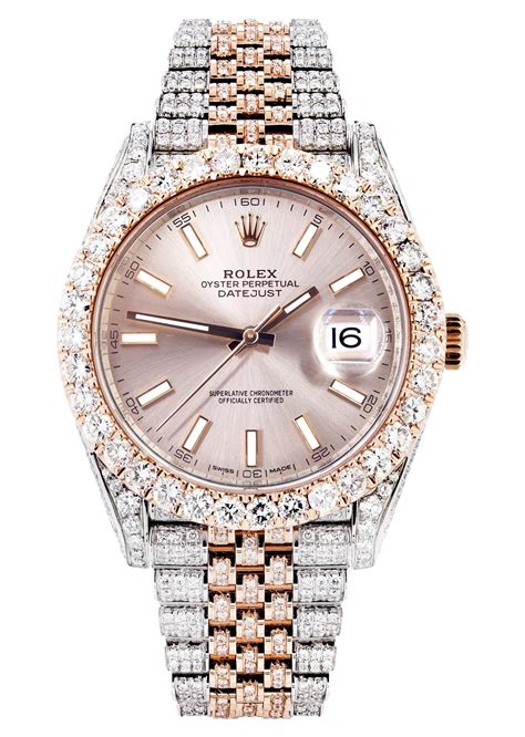 rolex datejust gold mit diamanten|Rolex Datejust 41mm diamond bezel.